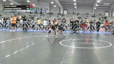 152 lbs Rr Rnd 3 - Sydney Heider, TTP Wrestling - HSG vs Savannah Bannister, Indiana Outlaws Purple - HSG
