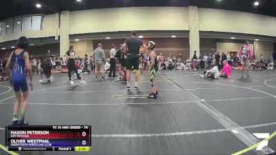 70 lbs Round 3 - Mason Peterson, Mat Psychos vs Oliver Westphal, Sabertooth Wrestling Club