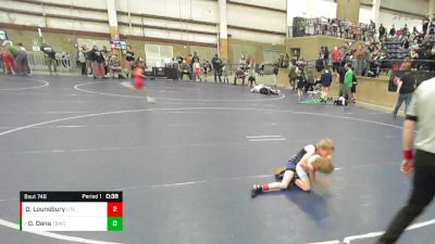 49 lbs Quarterfinal - David Dana, Trail Blazer Wrestling Club vs Drew Lounsbury, Utah