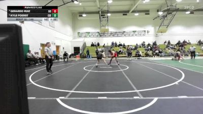149 lbs Quarterfinal - Kyle Foerst, Cuesta vs Gerardo Ruiz, Imperial Valley College