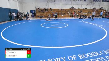 132 lbs Cons. Round 4 - John Benitez, Wright WA vs Isaiah Vaughan, Durham Elite