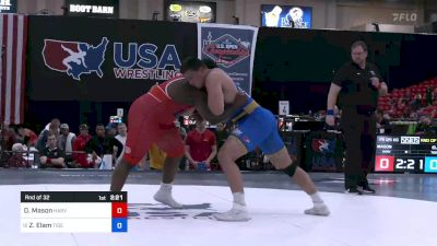 125 kg Rnd Of 32 - Darrell Mason, Harvey Twisters WC vs Zach Elam, Tiger Style Wrestling Club