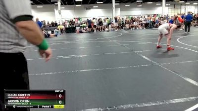 106 lbs Round 2 (4 Team) - Jaxson Orsin, Headhunters Black vs Lucas Griffin, Savage WA White