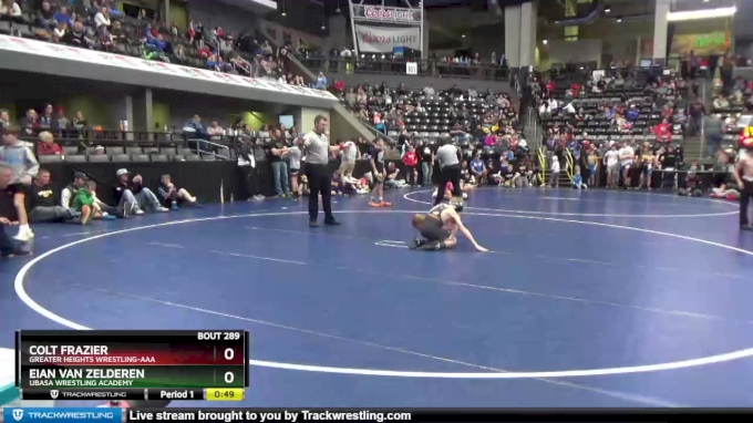 75 lbs Cons. Round 3 - Colt Frazier, Greater Heights Wrestling-AAA vs ...