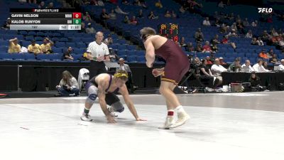197 lbs 2nd Wrestleback (16 Team) - Gavin Nelson, Minnesota vs Kalob Runyon, Northern Iowa