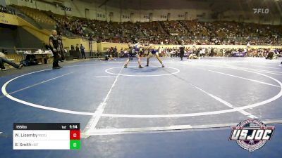 155 lbs Round Of 32 - Weston Lisemby, ReZults Wrestling vs Bryer Smith, HBT Grapplers