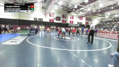 235 lbs Cons. Round 4 - Valeria Fuentes, Hueneme vs Alexia Escobedo, Walnut