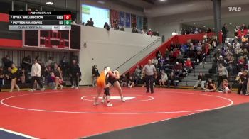 155 lbs Quarterfinal - Peyten Van Dyke, Iowa City Liberty vs Ryha Wellington, Washington