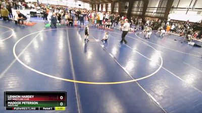 41 lbs Cons. Round 3 - Maddox Peterson, Westlake vs Lennon Hardey, Roy Wrestling Club