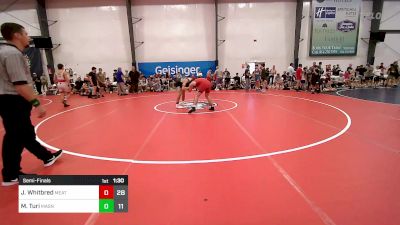 148 lbs Semifinal - James Whitbred, Meatballs vs Michael Turi, Mat Assassins Black