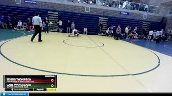 145 lbs Semifinal - Tensei Thompson, Knight Armor Wrestling Club vs Carl Wangsgard, Capital Wrestling Club