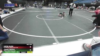 40 lbs 5th Place Match - Jayse Pless, El Dorado Wrestling Club vs Chase Depew, Derby Wrestling Club