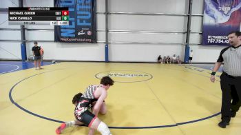 132 lbs Rr Rnd 3 - Michael Queen, CentralMD Red vs Nick Cavello, Alien Outsider