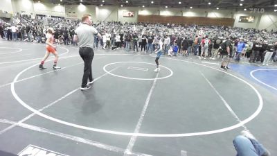 78 lbs Quarterfinal - Zayden Maynez, Fallon Outlaws WC vs Carmine Crisman, North Montana WC