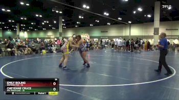 190 lbs Placement Matches (16 Team) - Emily Boling, Diamond Fish vs Cheyenne Cruce, RPA Wrestling