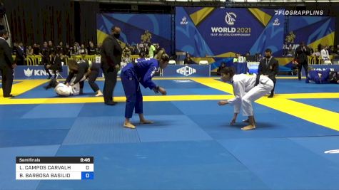 LARISSA CAMPOS CARVALHO vs BIANCA BARBOSA BASILIO 2021 World Jiu-Jitsu IBJJF Championship