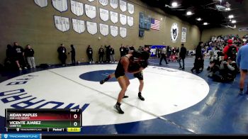 126 lbs Cons. Round 3 - Vicente Juarez, Cerritos vs Aidan Maples, San Luis Obispo