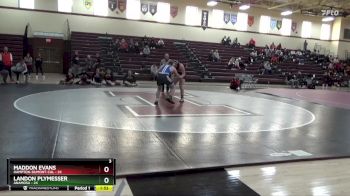 215 lbs Round 3 (4 Team) - Maddon Evans, Hampton-Dumont-CAL vs Landon Plymesser, Anamosa