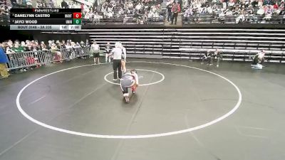 3A 235 lbs Cons. Round 3 - Jayci Wood, Union vs Danelynn Castro, Manti