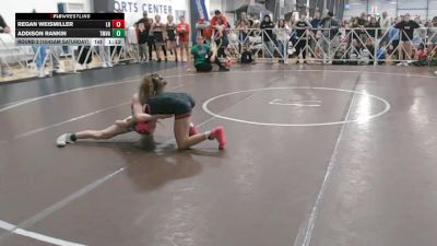 92 lbs Round 2 (10:45am Saturday) - Regan Weismiller, Lady Rangers vs Addison Rankin, Team VA/USA