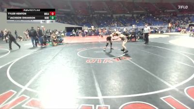 4A Boys 150 lbs Cons. Round 2 - Jackson Swanson, North Bend Boys vs Tyler Kenton, Molalla Boys