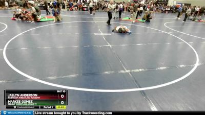 75 lbs Semifinal - Jaelyn Anderson, Nebraska Wrestling Academy vs Markee Gomez, Sebolt Wrestling Academy