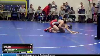 138 lbs Cons. Round 2 - Dawson Franck, Benton Community vs Nile Sinn, Williamsburg
