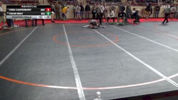 95_B lbs Quarterfinal - Creu Canterbury, Northern York vs Colin Deily, Nazareth