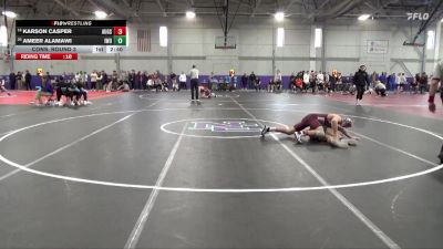 149 lbs Cons. Round 3 - Karson Casper, Augsburg vs Ameer Alamawi, Illinois Wesleyan