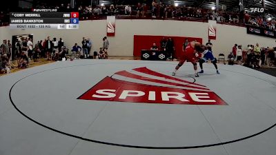 125 kg Champ. Round 1 - Coby Merrill, John W. North High School Wrestling vs James Bankston, Beaver Wrestling Club