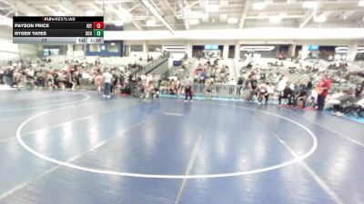 77 lbs Placement (4 Team) - Ryder Yates, South Central Utah vs Payson Price, Idaho 2