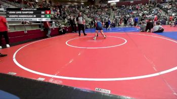 120 lbs 3rd Place Match - John Luke Sanford, Saints Wrestling Club vs Joseph Kimbrough Jr, Conway Wrestling Club