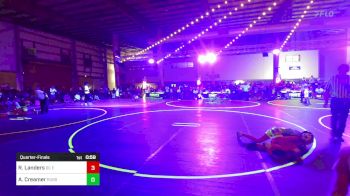 80 lbs Quarterfinal - Riley Landers, DC Elite vs Adalynn Creamer, Russell Broncos