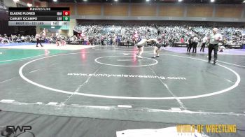 127 lbs Consi Of 8 #2 - Elazae Flores, Idaho Gold vs Carley Ocampo, Liberty Falcon Wrestling