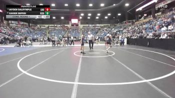 120 lbs Cons. Round 1 - Xavier Sepesi, Kansas City - Sumner Academy HS vs Jayden Dalrymple, Leavenworth HS