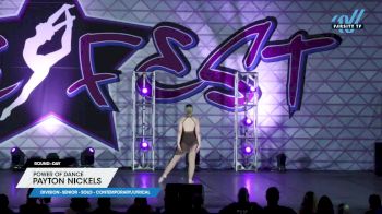 Power of Dance - Payton Nickels [2025 Senior - Solo - Contemporary/Lyrical Day] 2025 DanceFest Grand Nationals