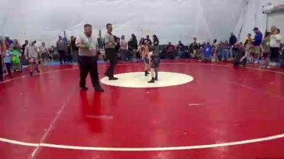 56 lbs Consi Of 8 #1 - Waylon Hafer, Queen vs Jaxon Bell, Alexandria