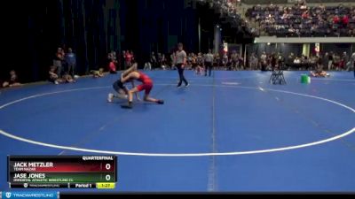 110 lbs Quarterfinal - Jase Jones, Immortal Athletic Wrestling Cl vs Jack Metzler, Team Nazar