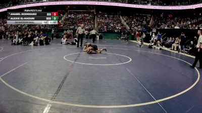 132 lbs Quarterfinal - Anabel Rodriguez, Dixon vs Alexis El-khouri, Robbinsville 