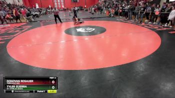 138 lbs Champ. Round 2 - Tyler Guerra, St. Charles (EAST) vs Donovan Rosauer, YORKVILLE (HS)