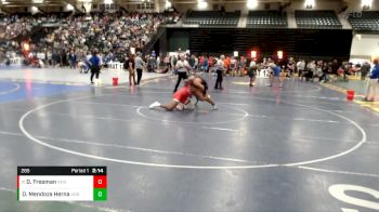 285 lbs Champ. Round 1 - De`Leon Freeman, Newman vs Omar Mendoza Hernandez, Adams State