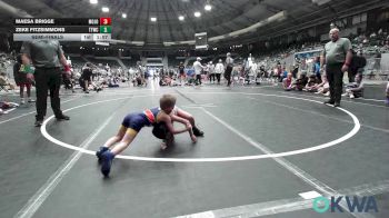 40 lbs Semifinal - Maesa Brigge, Mojo Grappling Academy vs Zeke Fitzsimmons, TTWC Blue