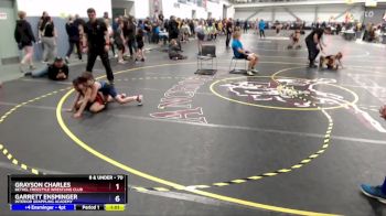 70 lbs Quarterfinal - Grayson Charles, Bethel Freestyle Wrestling Club vs Garrett Ensminger, Interior Grappling Academy