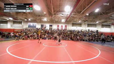 114 lbs Semifinal - Adrie Reeves, Goffstown vs Mary Wellen, Souhegan