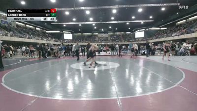 166 lbs Semifinal - Beau Hall, Athens vs Archer Beck, Kittanning