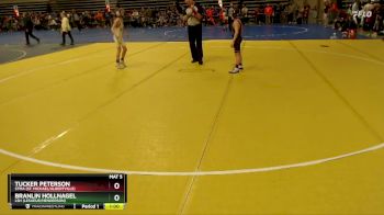 80 lbs Cons. Semi - Tucker Peterson, STMA (St. Michael/Albertville) vs Branlin Hollnagel, LSH (LeSueur/Henderson)