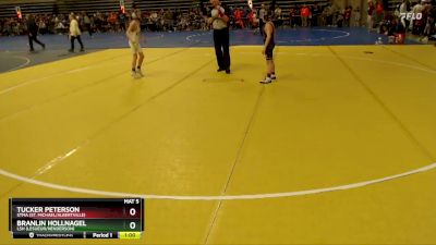 80 lbs Cons. Semi - Tucker Peterson, STMA (St. Michael/Albertville) vs Branlin Hollnagel, LSH (LeSueur/Henderson)