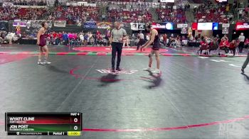 Cons. Round 2 - Wyatt Cline, Fort Benton vs Jon Post, Florence-Carlton