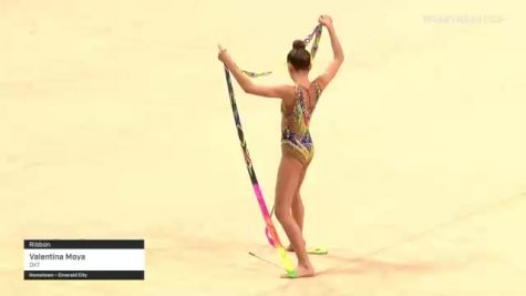 Valentina Moya - Ribbon, OXT - 2021 USA Gymnastics Championships
