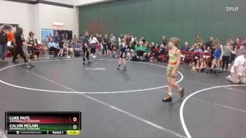 90 lbs Cons. Semi - Luke Paitl, Summerville Takedown vs Calvin Mclain, Summerville Takedown